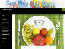 Tablet Screenshot of fortmaxdiet4u.com